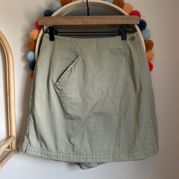 Vintage Nike Golf Cotton Khaki Skort Skirt